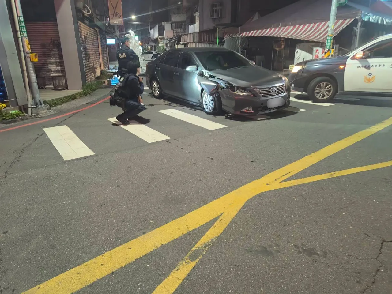 肇事车辆。翻摄画面