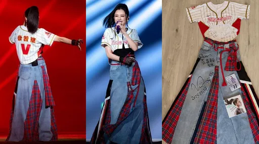 好有爱！徐若瑄义卖签名球衣表演服揭得标金额　棒球队小朋友热情致谢