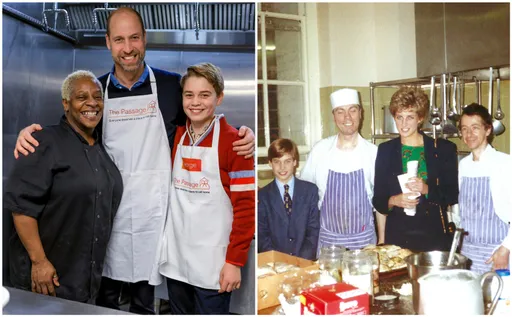 有洋葱！乔治王子化身最萌小帮手　与爸爸威廉传承祖母黛妃人道精神