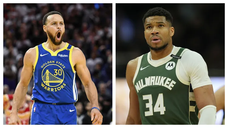 柯瑞有可能和字母哥同队。  美联社