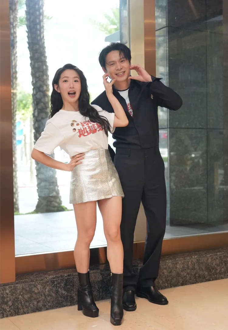 郭書瑤（左）和姚淳耀這一季有感情進展。攝影中心攝