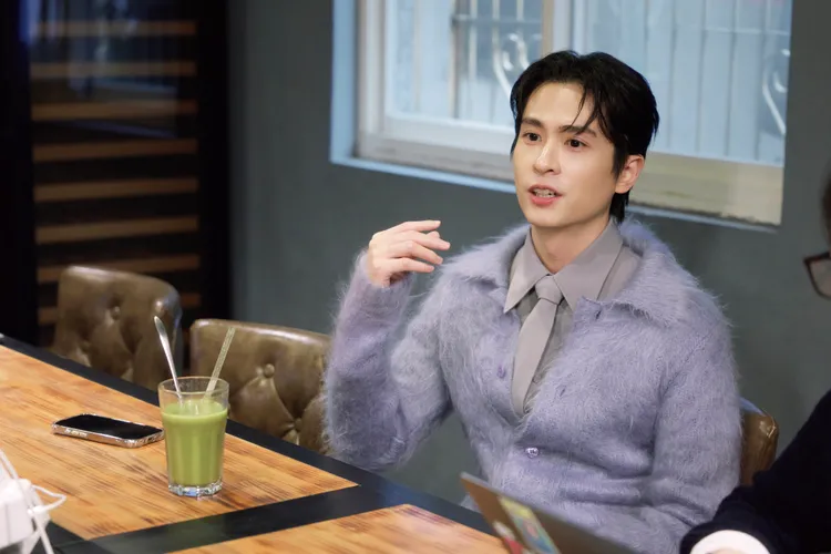 石知田分享女友和媽媽相似的部分。百澤娛樂提供