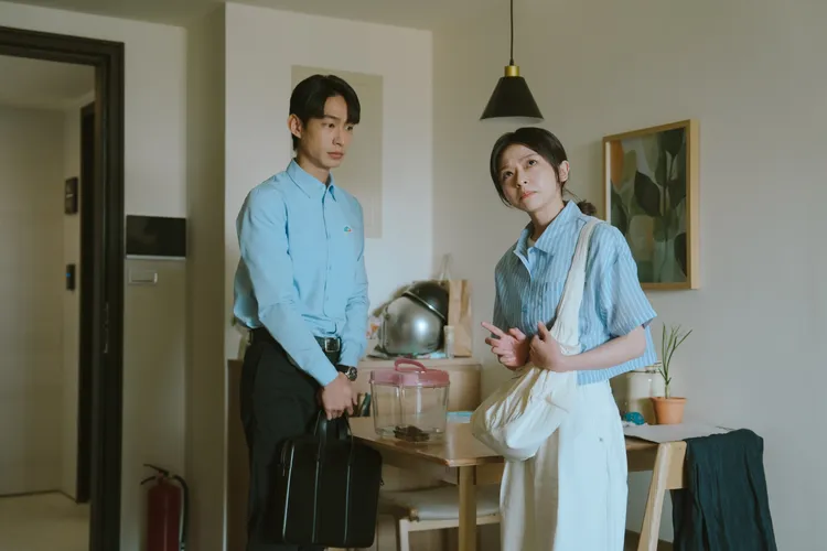 黃河和陳姸霏戲裡不打不相識。公視台語台提供