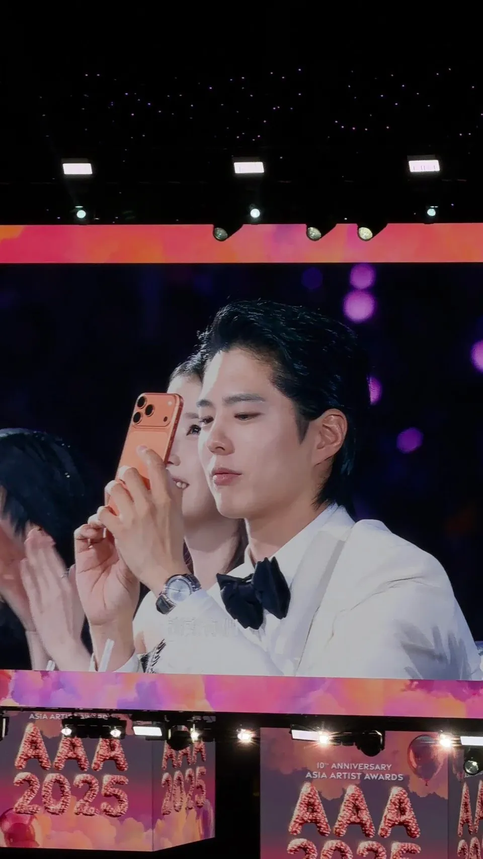 朴宝剑于AAA颁奖典礼现场上配戴的是碟飞系列典雅系列（40mm）。品牌提供