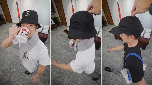 蒋万安穿史努比　变身「拎帽子跑跑人」俏皮宣传跨年