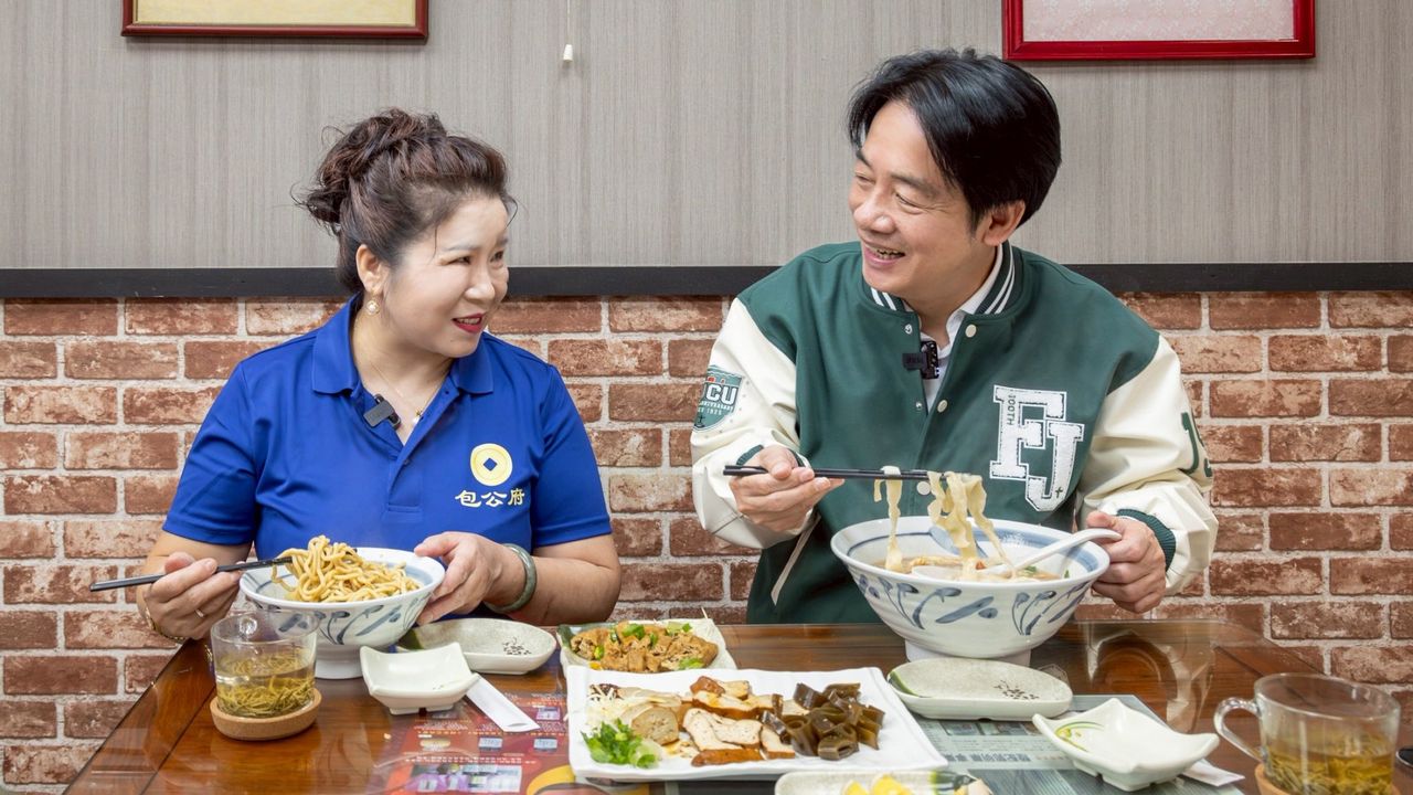 一碗好吃到讓賴清德停不下來的麵 「它還連結兩岸的人生經驗」