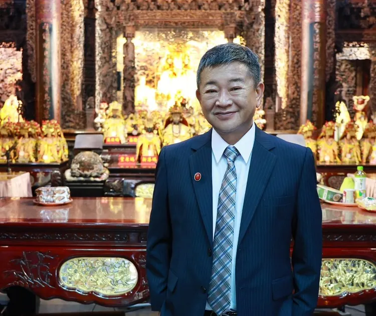 景福宮主委簡征潭。景福宮提供