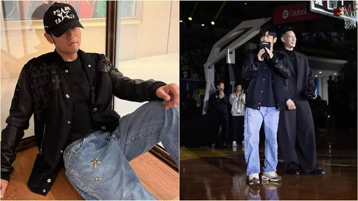 周杰伦现身力挺林书豪有亮点　身穿627万牛仔裤「比一栋房还贵」