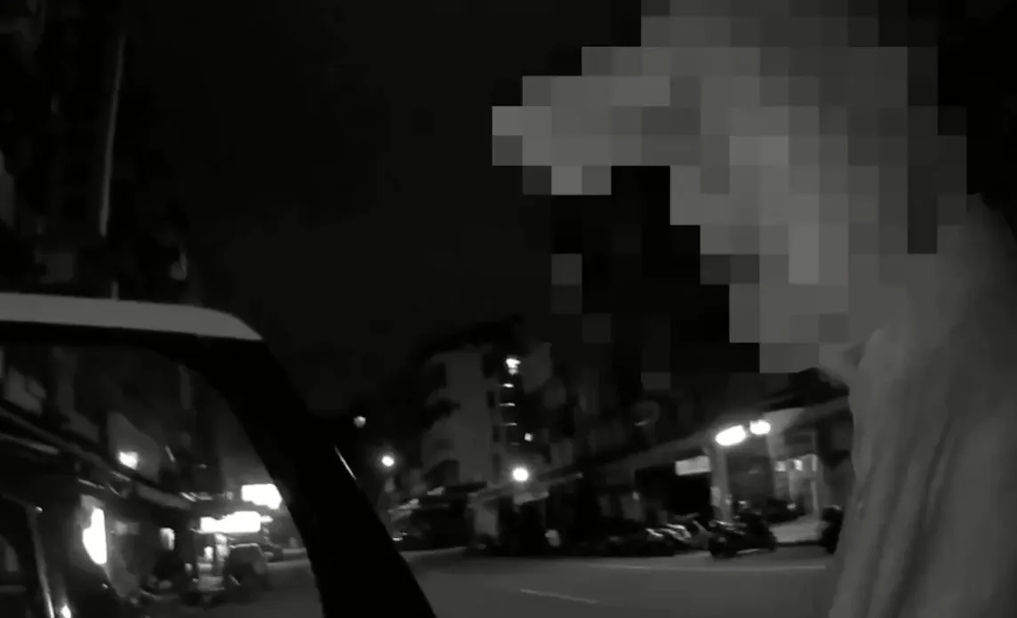 老翁深夜外出迷途。翻攝畫面