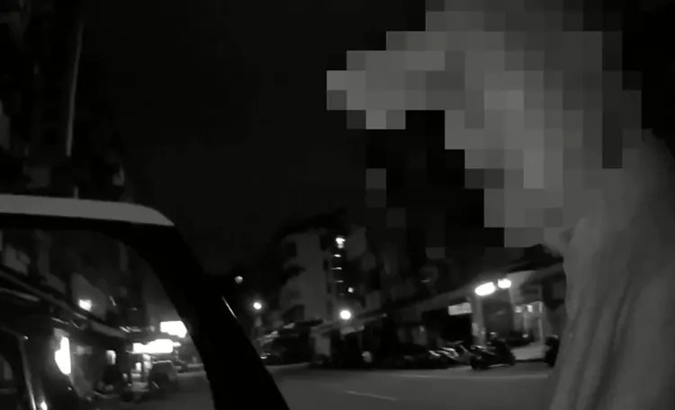 老翁深夜外出迷途。翻攝畫面