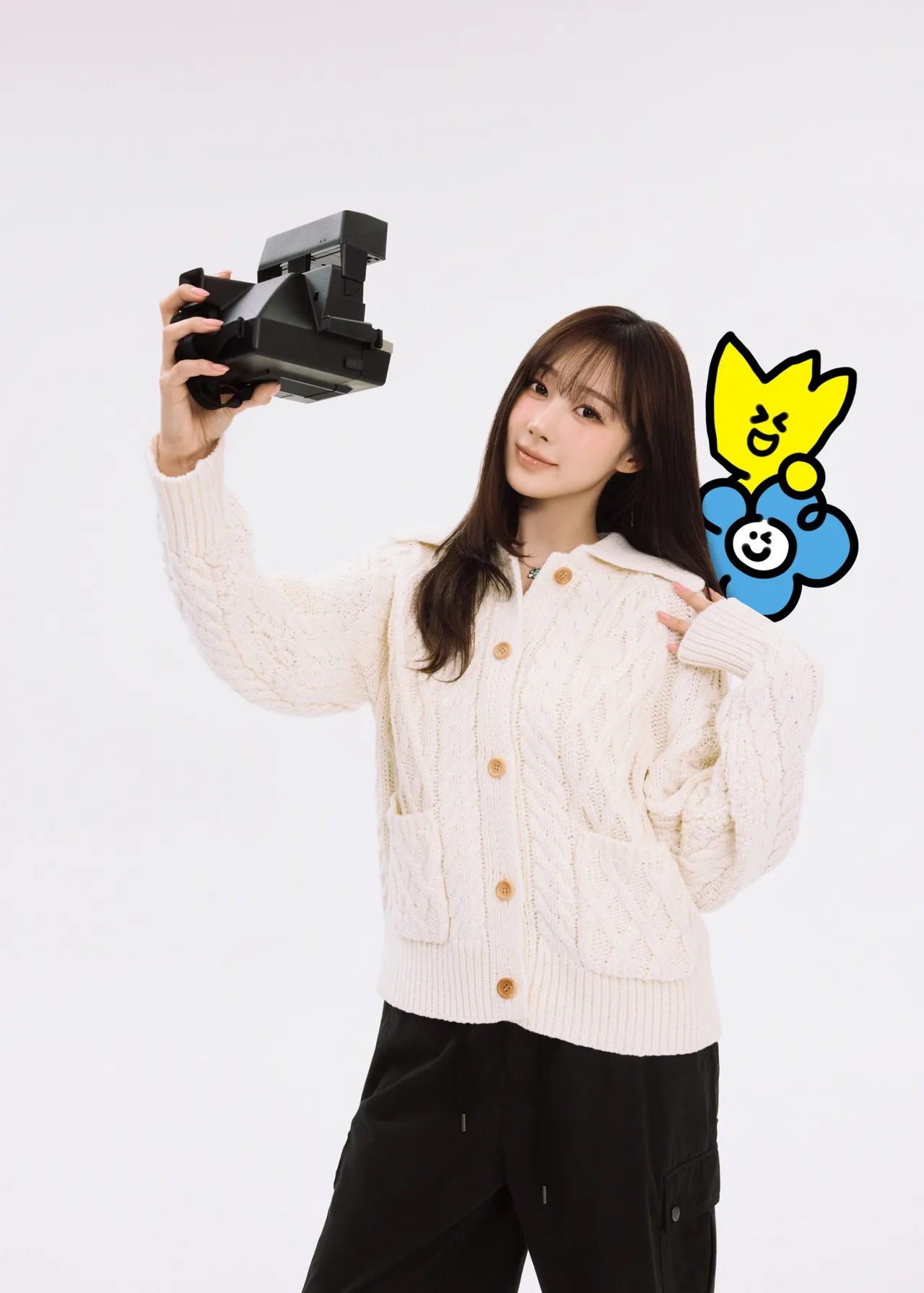 Giselle拍攝Wacky WiLLY形象照。品牌提供