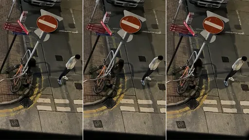 影片｜她街頭發飆「頭撞鐵柱鐺鐺鐺鐺」　男友冷回這句洩心聲