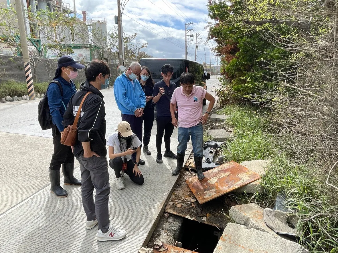 采样检测。桃园地检署提供