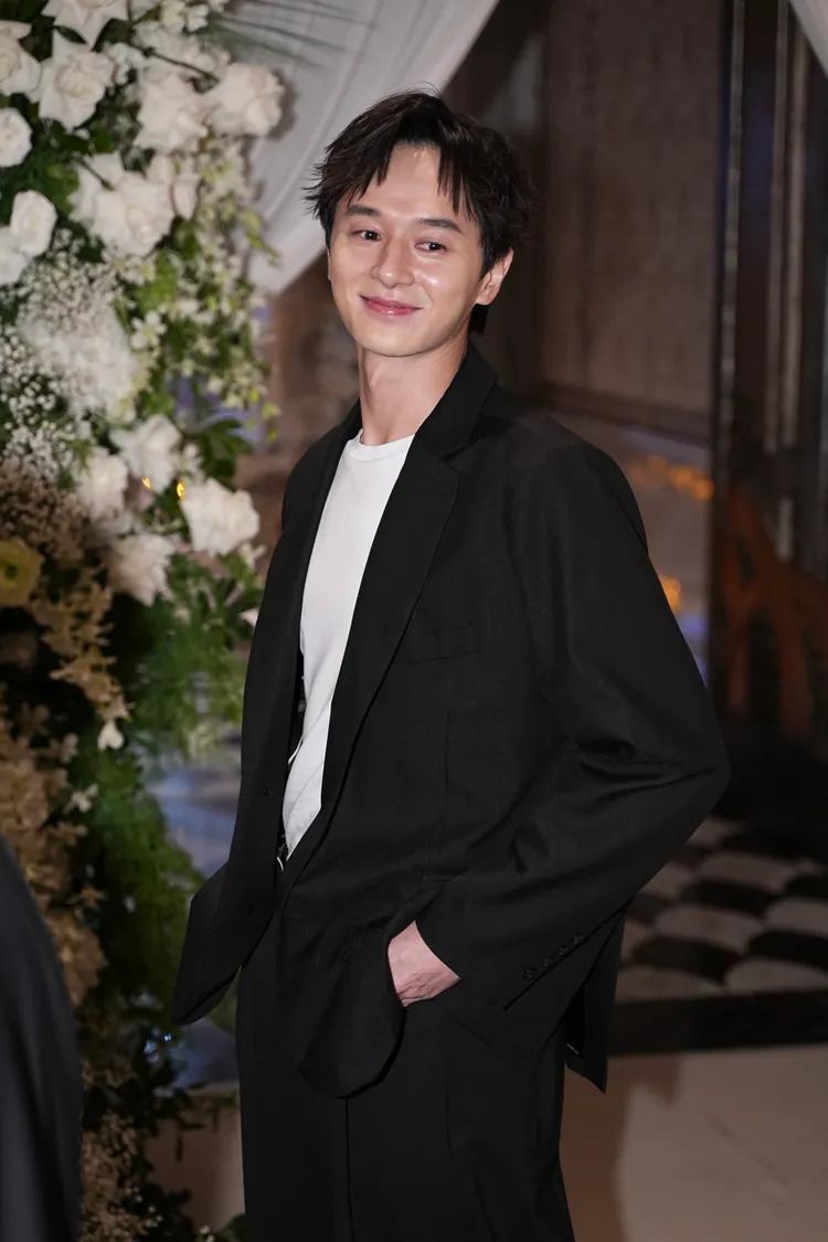 張軒睿開心參加許瑋甯和邱澤婚禮宴。資料照、彭欣偉攝