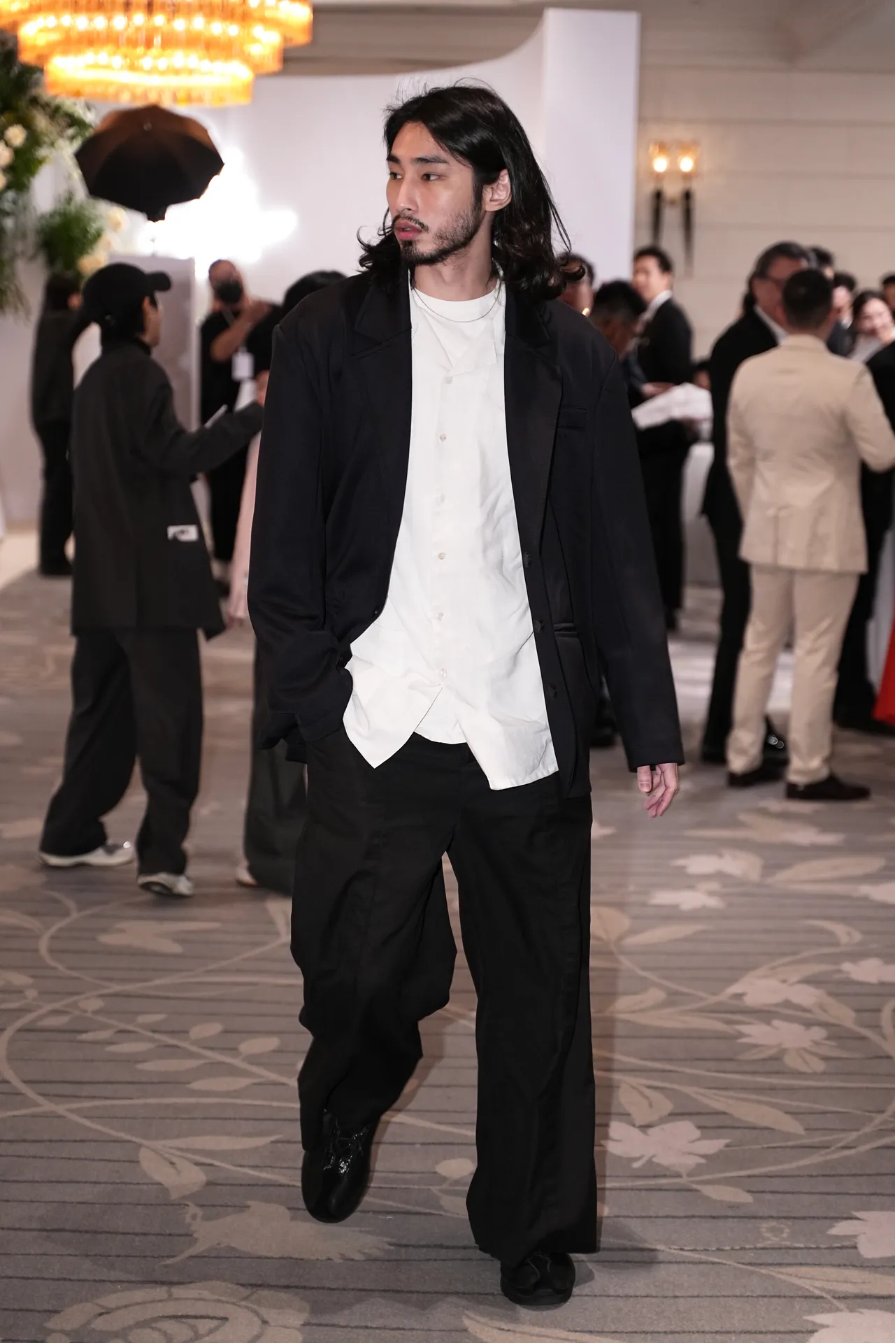 章广辰出席许玮宁、邱泽婚宴。资料照、彭欣伟摄