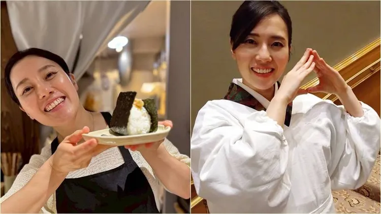 長澤梓被發現如今成為居酒屋老闆娘。翻攝自批踢踢