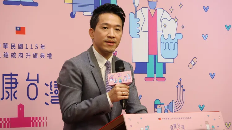 總統府副秘書長何志偉。記者葉家瑋攝