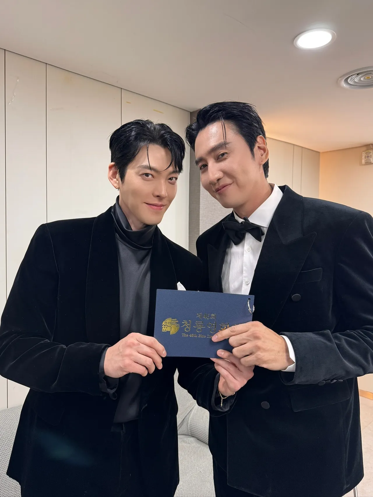 李光洙（右）将担任金宇彬婚礼司仪。翻摄AM娱乐