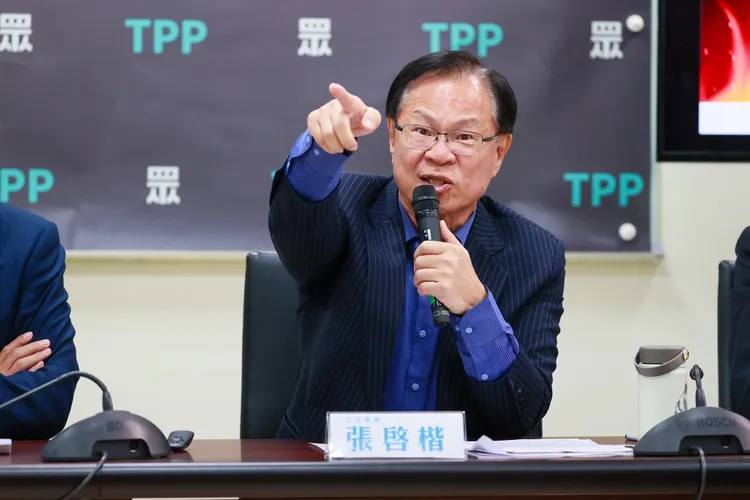 民众党立委张启楷争取嘉义市长选举提名。民众党提供