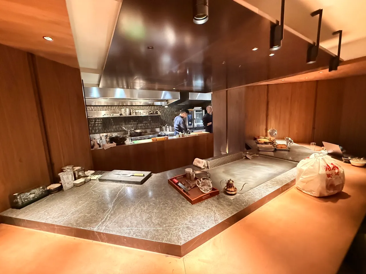 Will’s Teppanyaki民权三店的8人包厢不对外开放，是专属Will执掌的私厨包厢。陈扬盛摄