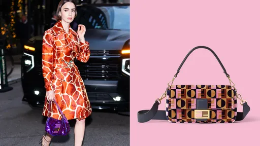 《艾蜜莉在巴黎》第五季前进罗马　FENDI用FENDI Dots图腾推限定包