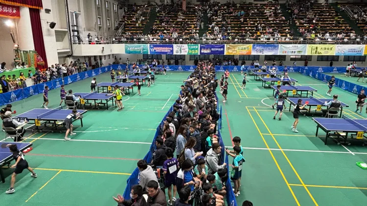 比賽將在新營體育館一連3天展開熱戰。讀者提供