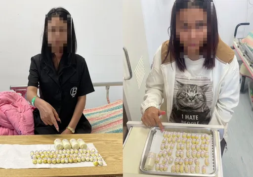 免签来台旅游竟是运毒　2泰籍女体内藏830万元海洛因被逮