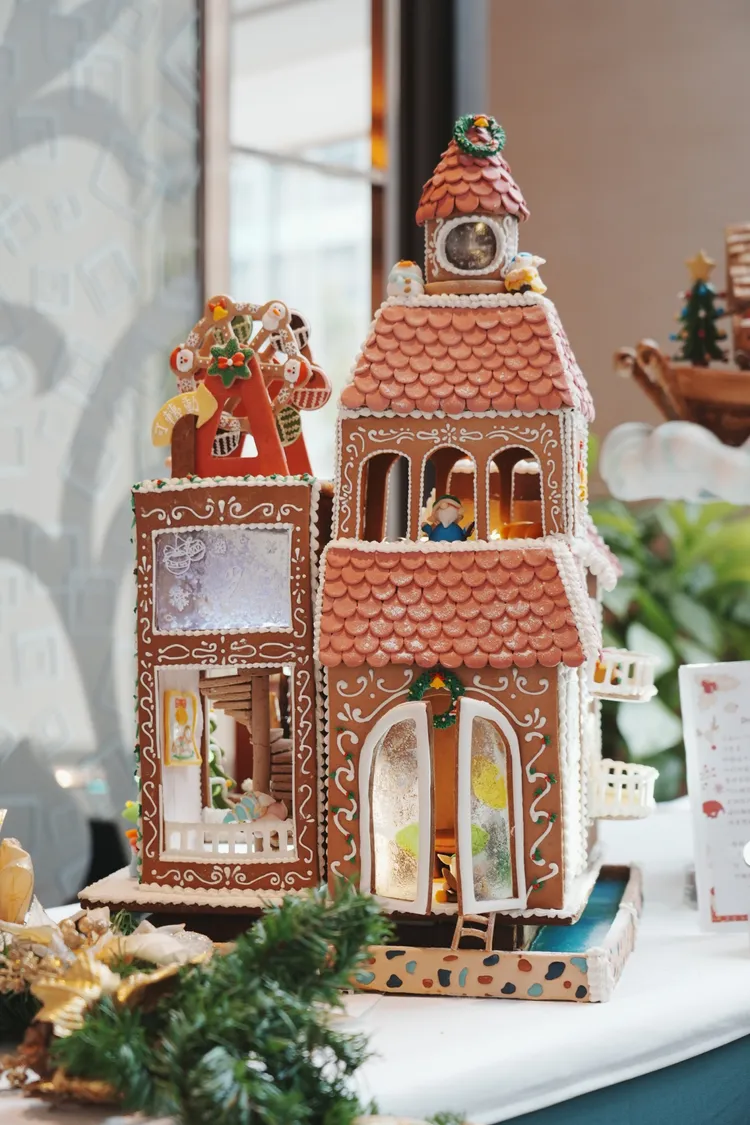 參賽薑餅屋。業者提供
