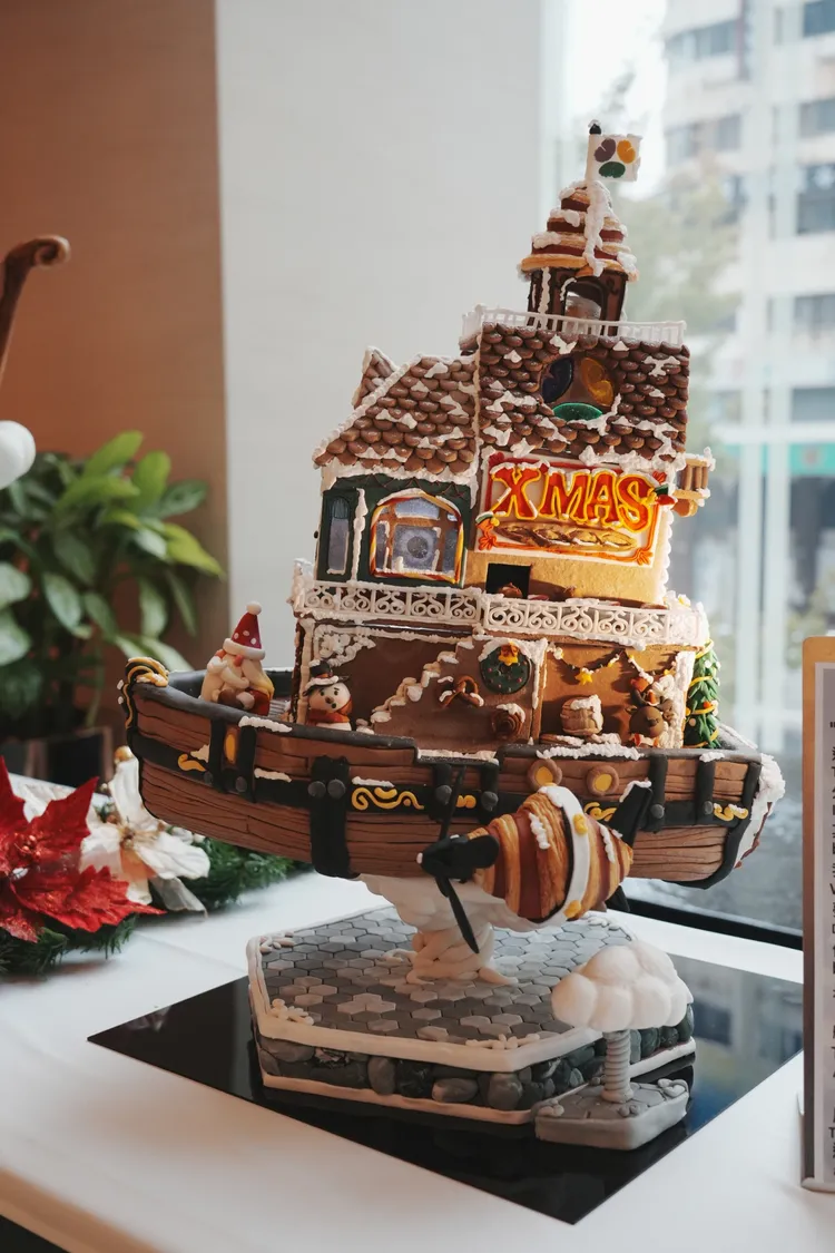 參賽薑餅屋。業者提供