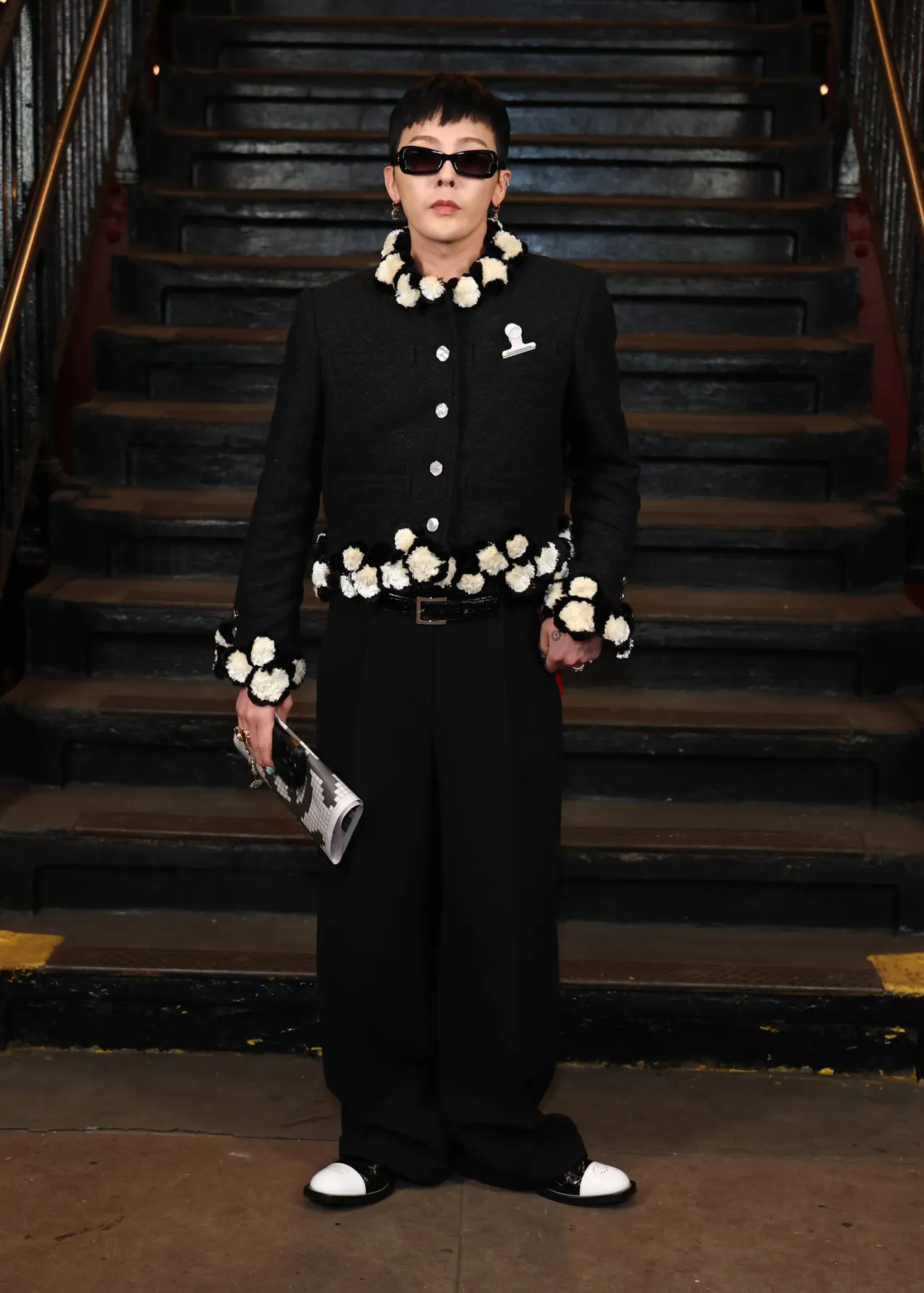 韓流天王GD現身香奈兒秀場。品牌提供