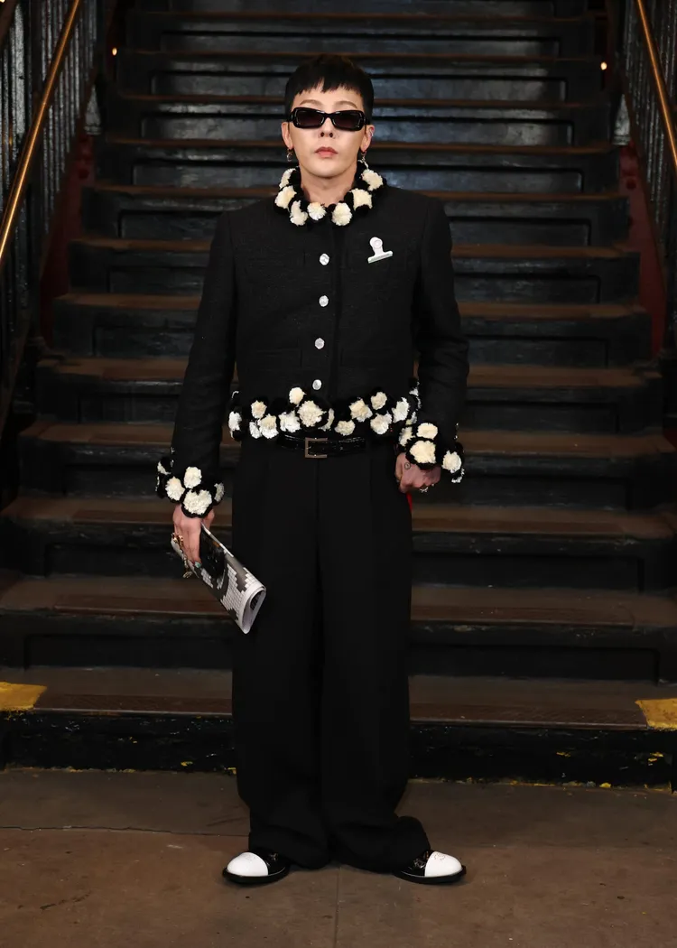 韓流天王GD現身香奈兒秀場。品牌提供