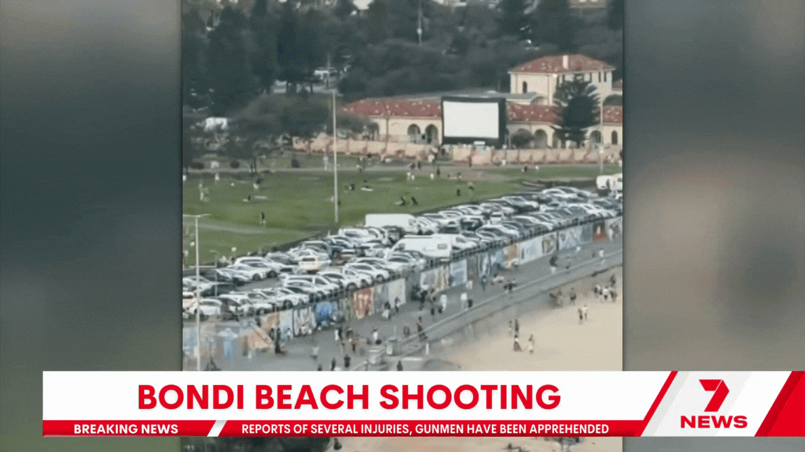 澳洲邦代海灘2槍手恐怖掃射! 畫面曝光「千人逃命如躲海嘯」