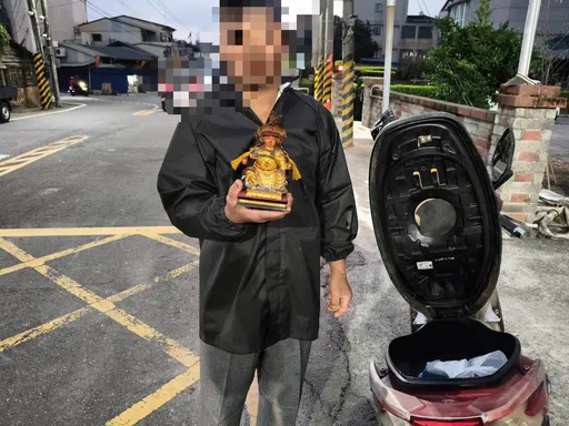 太子元帥神尊都敢偷！中埔警2小時擒賊　他的供詞令人噴飯