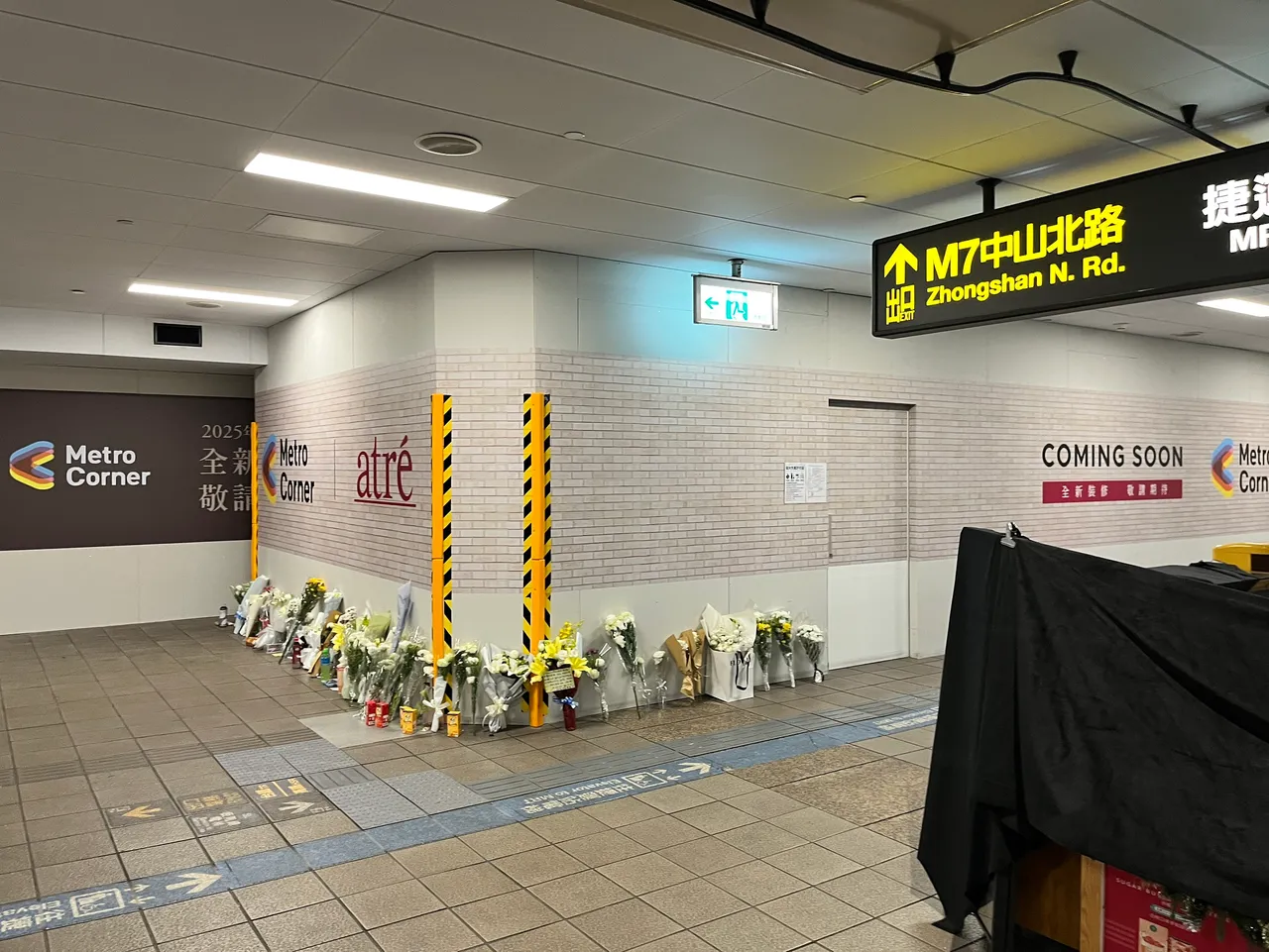 北捷攻击事件案发地包含台北车站M7出口。庄宗达摄