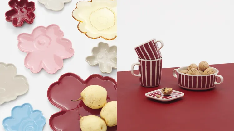 餐廚家飾系列同樣以繽紛色系、精緻印花點綴居家空間。品牌提供