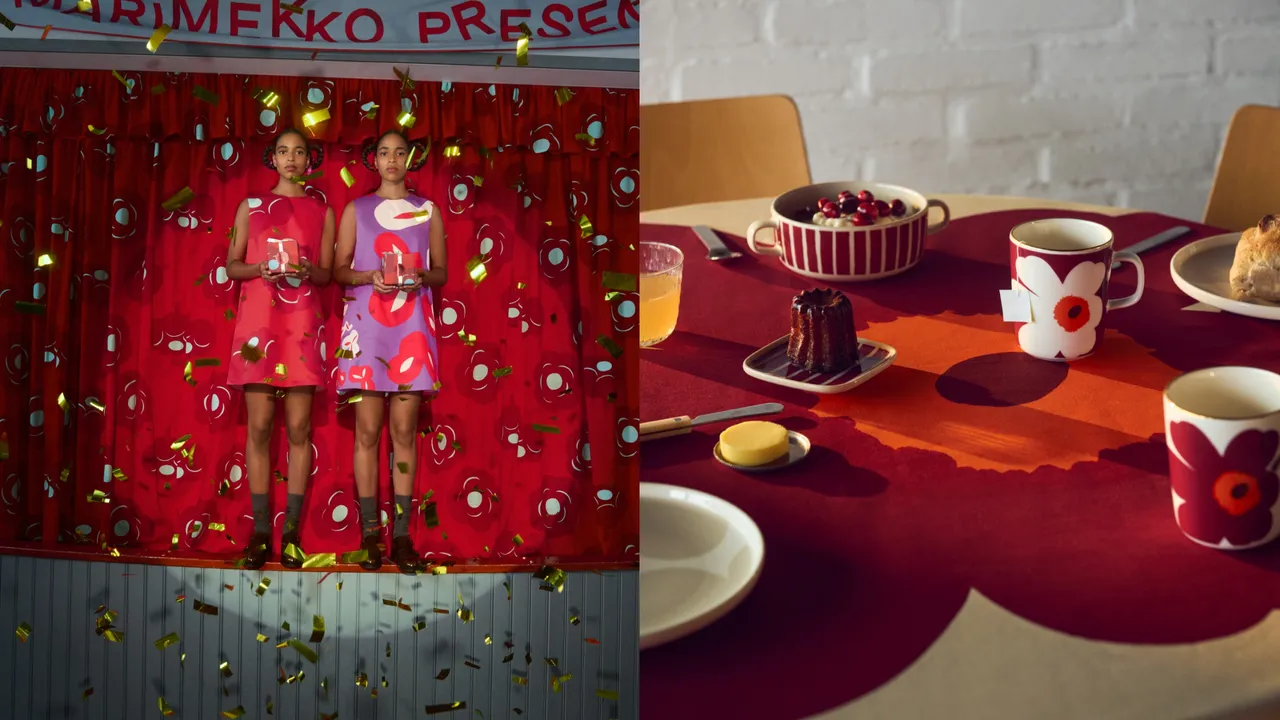 Marimekko運用充滿歡樂氣氛的假期系列迎接年末佳節。品牌提供