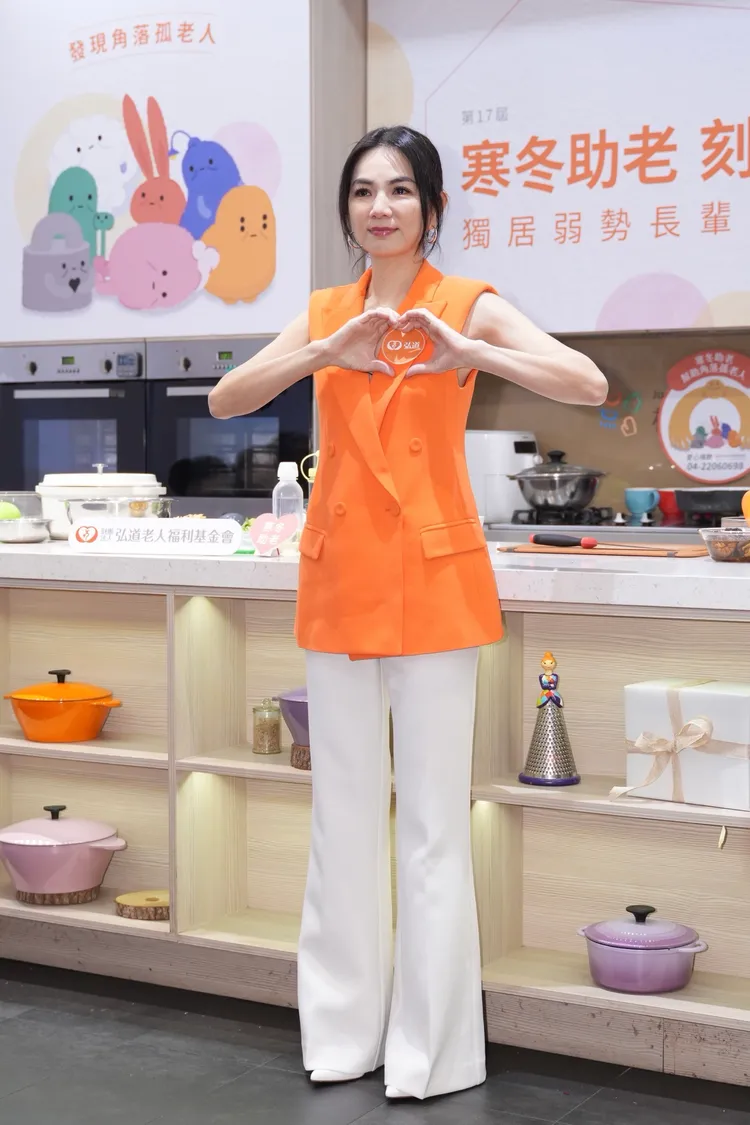 Ella（陳嘉樺）今擔任弘道寒冬助老公益大使。彭欣偉攝