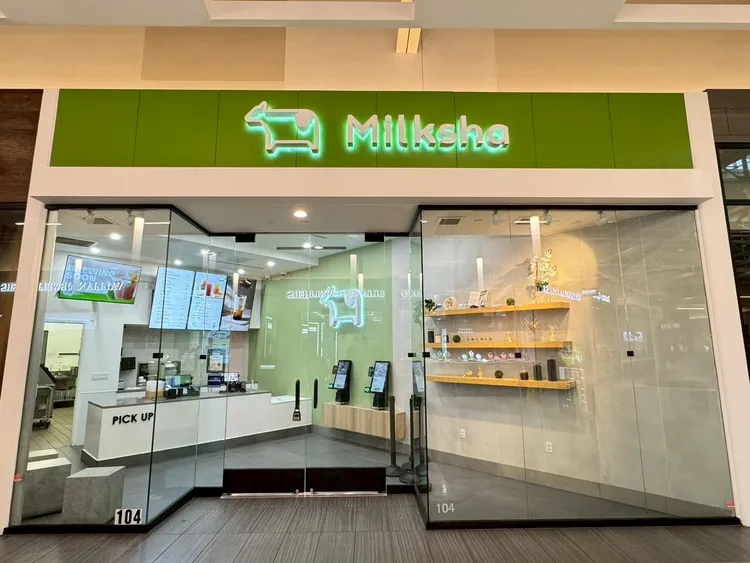 手搖飲美國店將再現經典風味，同步設計多款原創飲品。門市示意圖，迷客夏提供