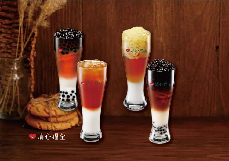 期間於全台門市購買指定4款奶茶飲品，第二杯即可折抵10元。清心福全提供