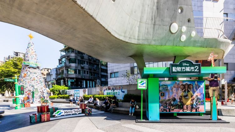 年末彩蛋！北捷中山站復刻《動物方城市2》經典場景　還有9米聖誕樹
