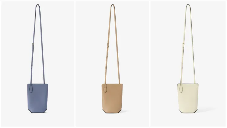 Valextra全新Vivi Phone Bag。品牌提供