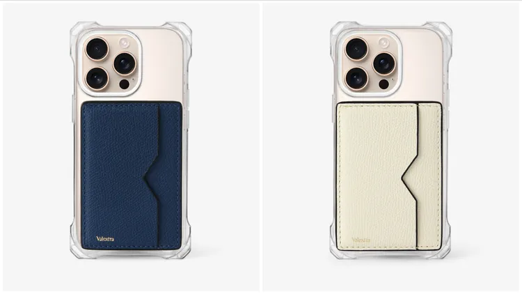 Valextra Magnetic card Case。品牌提供