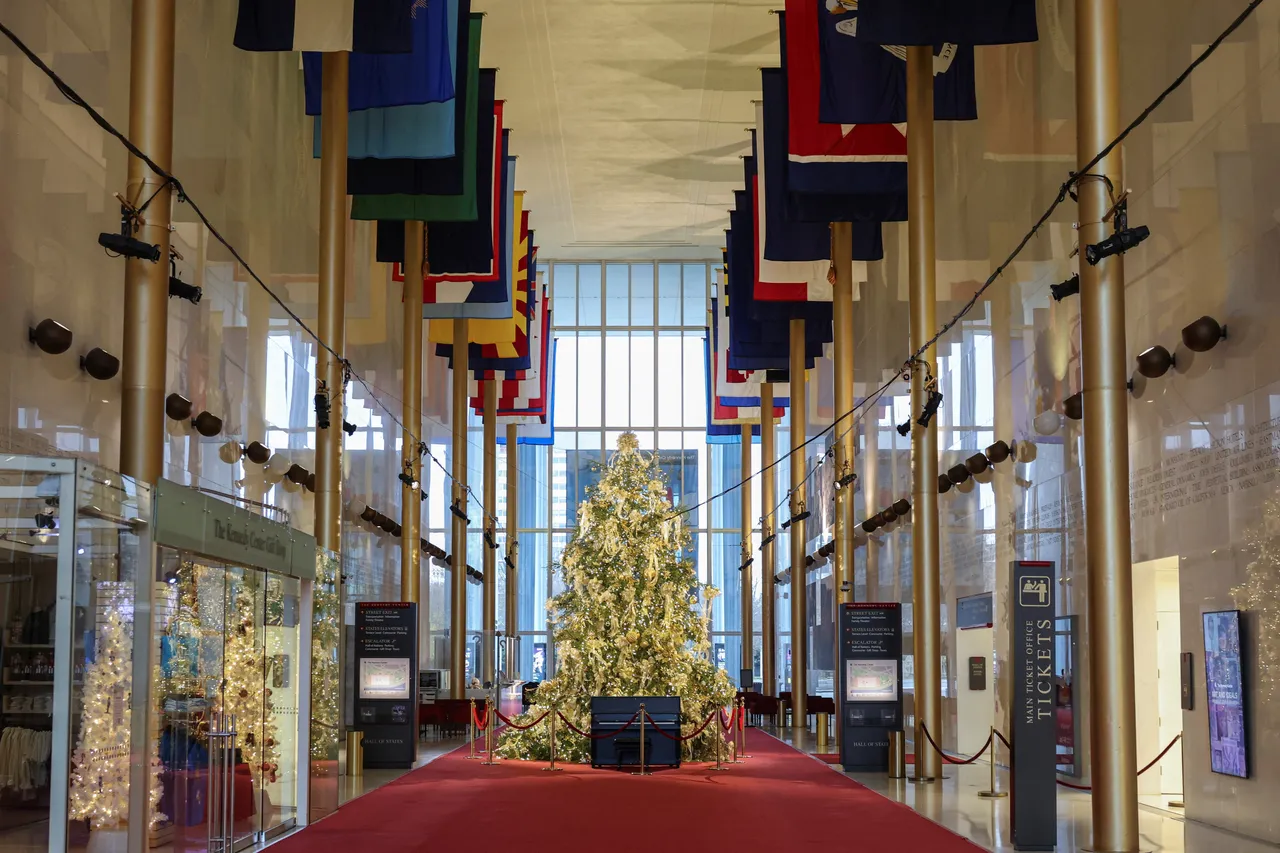 甘迺迪中心内部。路透社