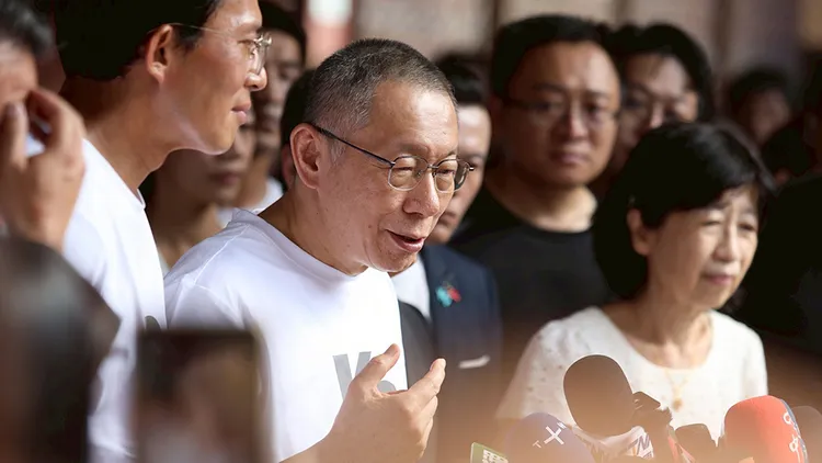 民众党前主席柯文哲、柯妻陈佩琪。资料照