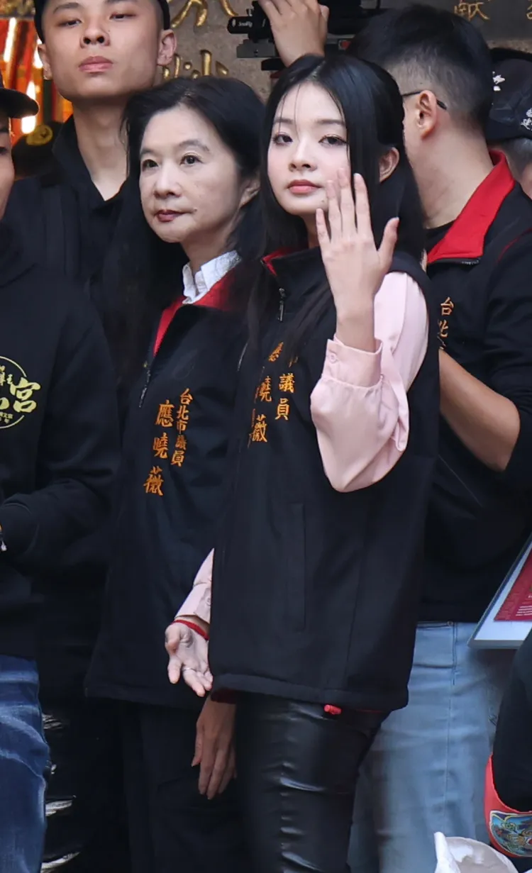 台北市議員應曉薇、應曉薇女兒應佳妤。莊宗達攝