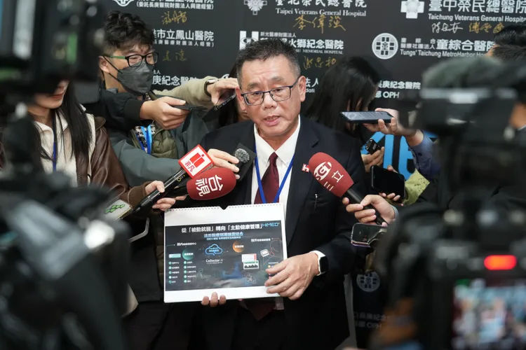 鸿海集团B事业群暨数位健康总经理姜志雄。鸿海提供