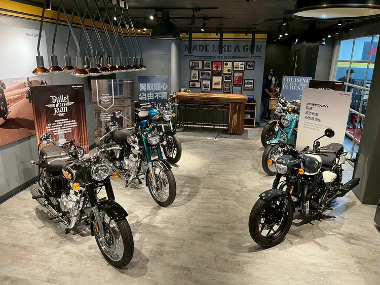 二輪市場方面，HARLEY-DAVIDSON與Royal Enfield(圖)將完整展出各自核心車系。周奕豪攝