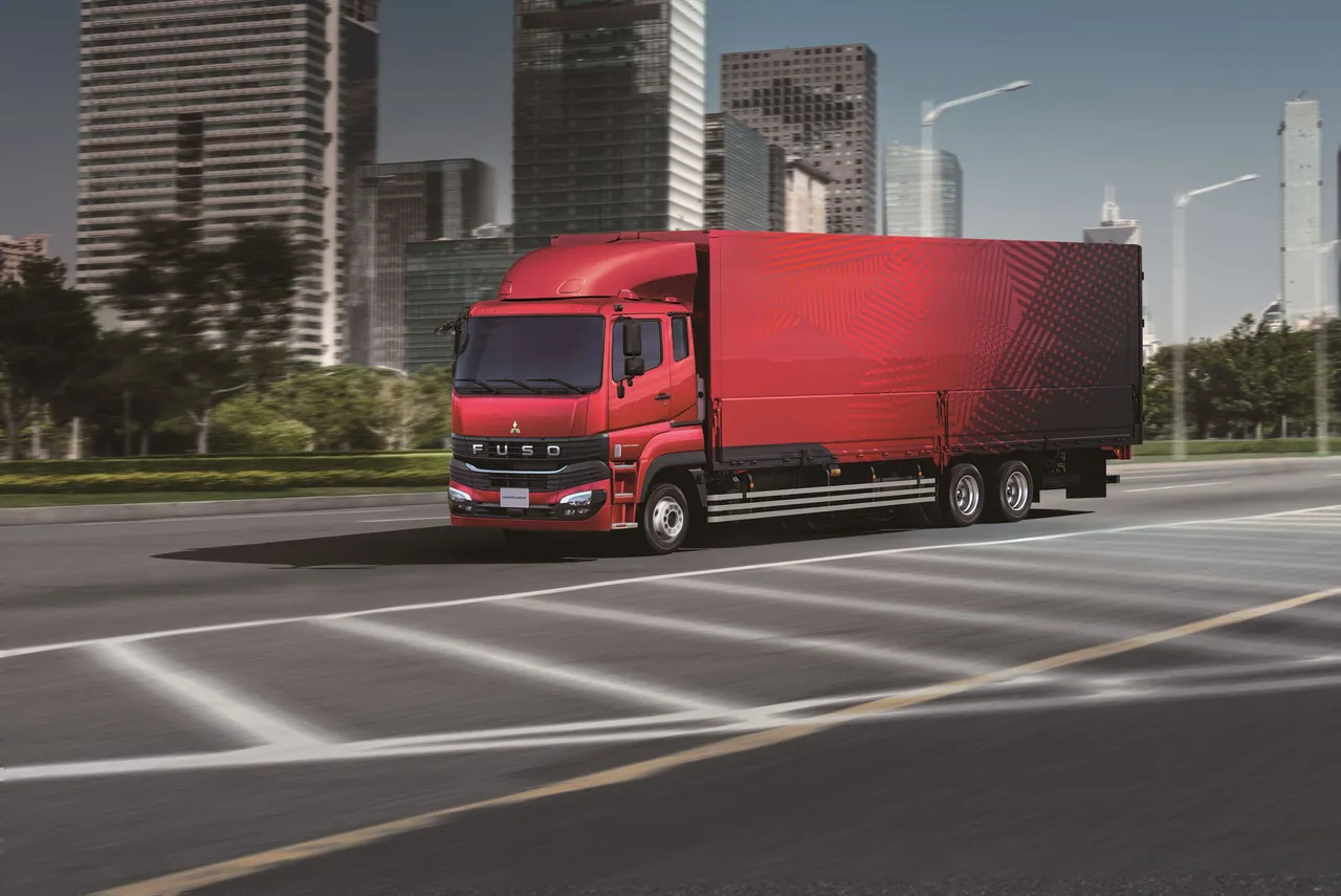FUSO将首度展出New Super Great重卡车系。原厂照片