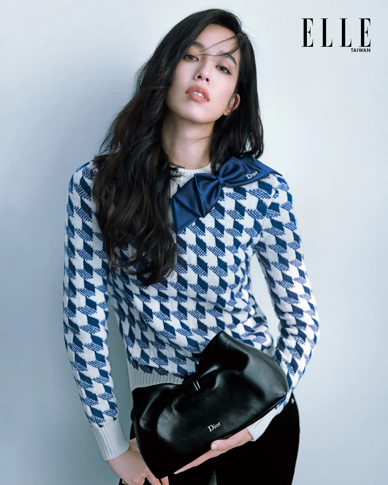 陈庭妮拍摄《ELLE》封面。《ELLE》国际中文版提供