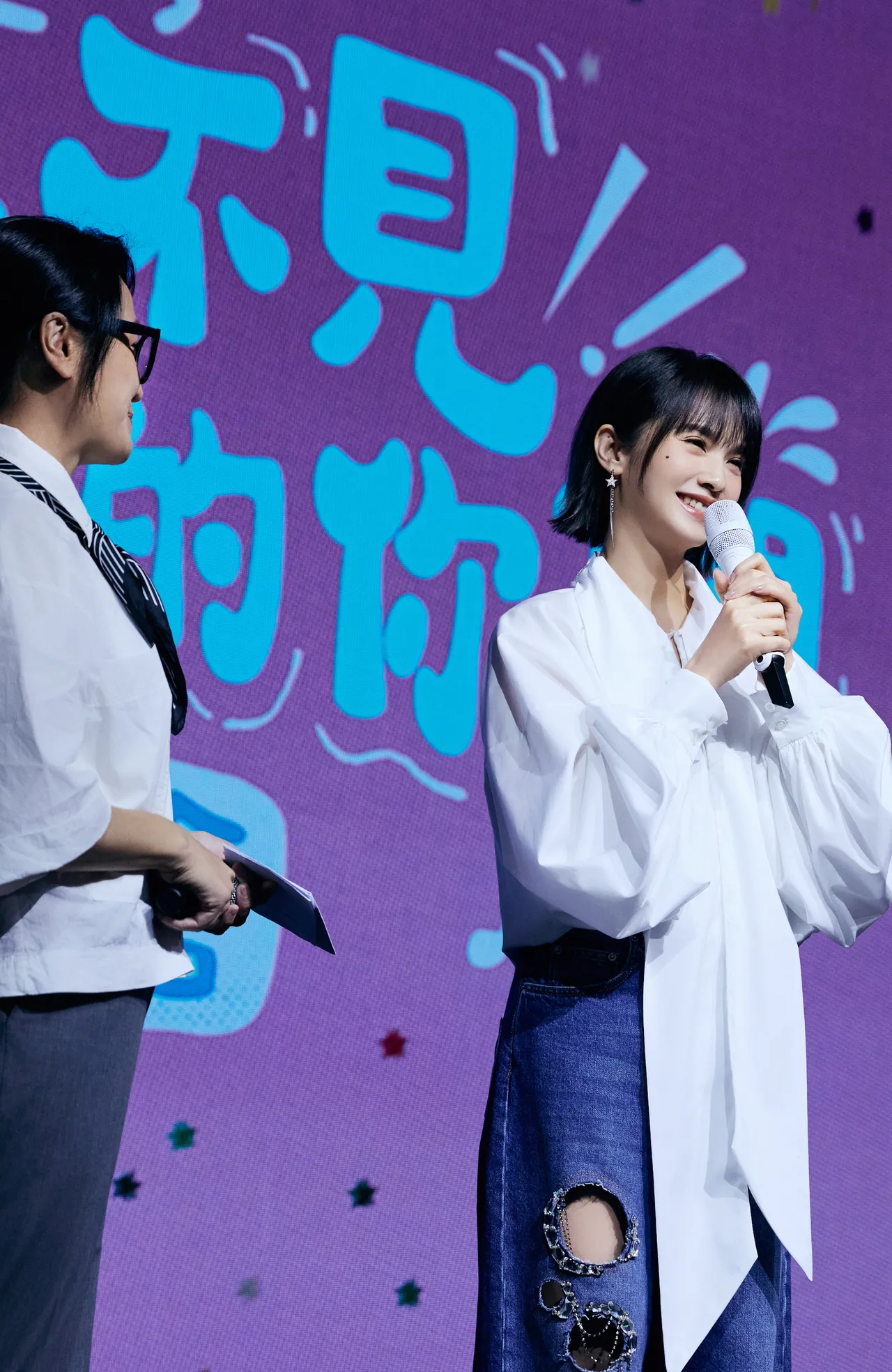 杨丞琳光是被主持人问候「妳好吗？」，就差点哭了。树与天空提供